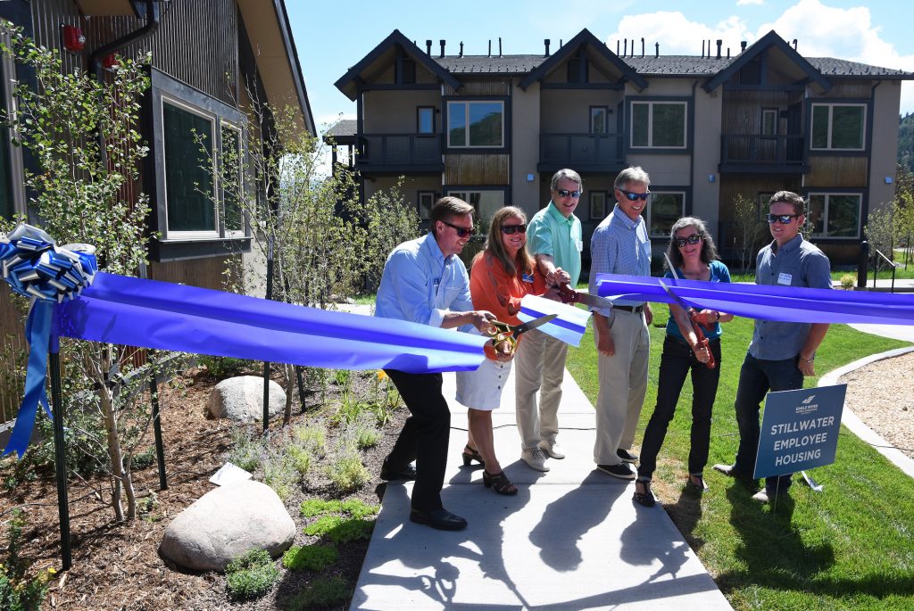 The Eagle River Water and Sanitation District's Stillwater project is 21 workforce housing units in Edwards. It opened this summer. The water district is one of the region's workforce housing leaders.