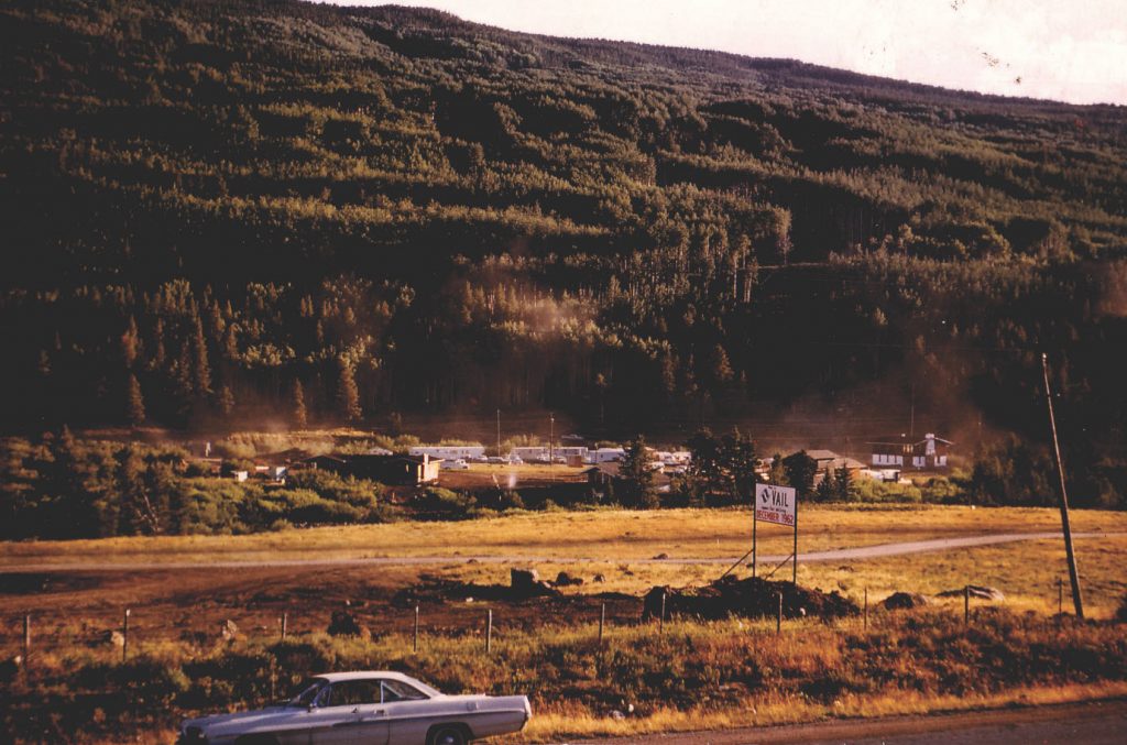 Construction began in the spring of 1962 and finished in time for opening day. They had everything except the snow. Opening day was delayed until Dec. 15. Trailers housed construction crews that summer.