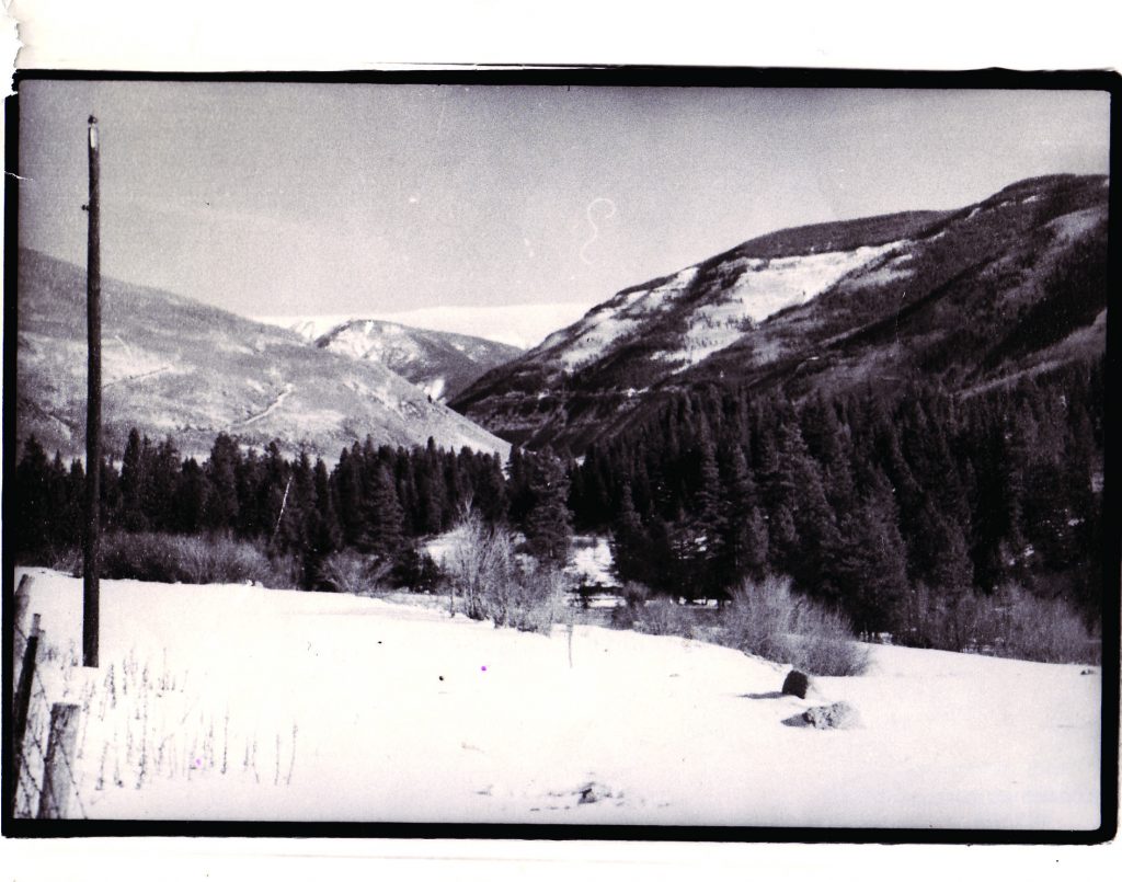 Lionshead 1961. The Lionshead base area would not be developed for years.